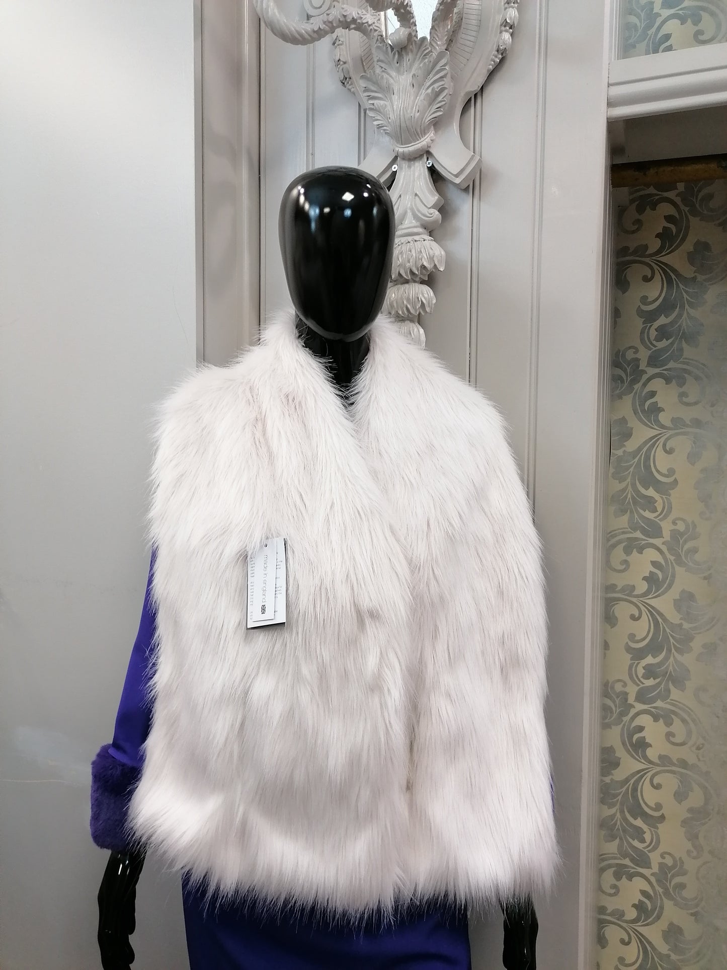 Vanilla faux fur