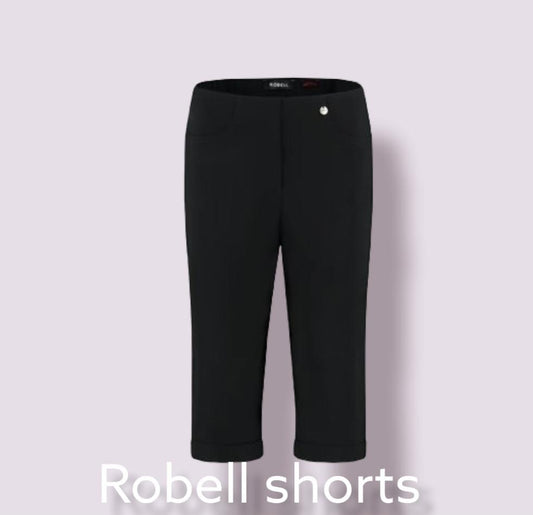 SALE- Robell bella 04 black shorts 52665
