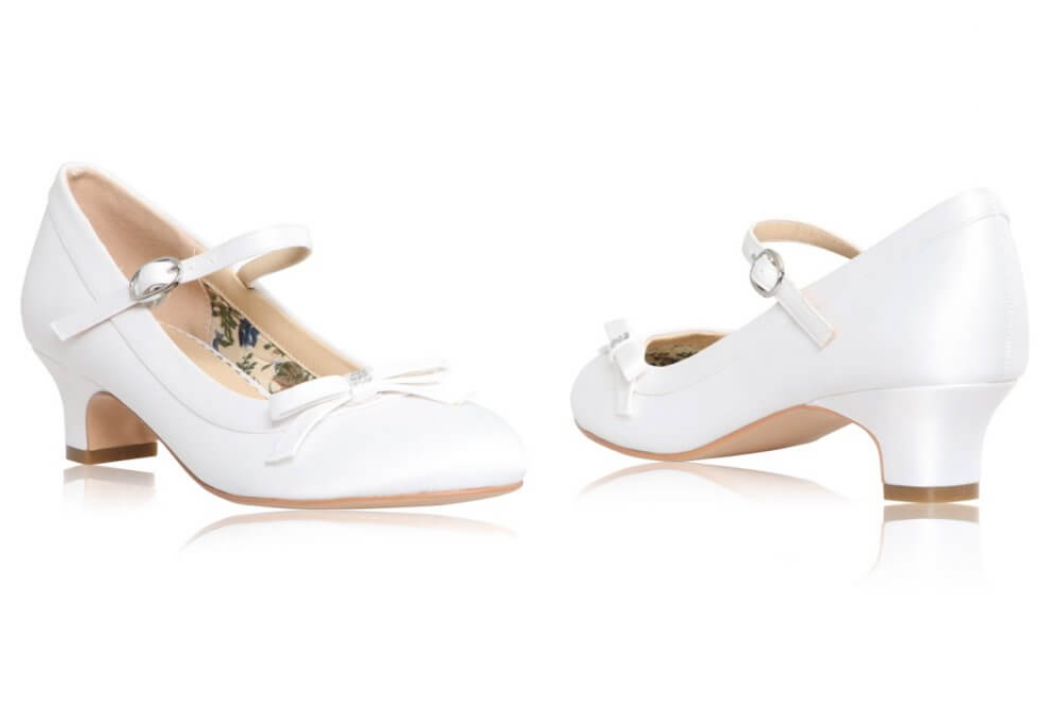 Beth first communion shoe